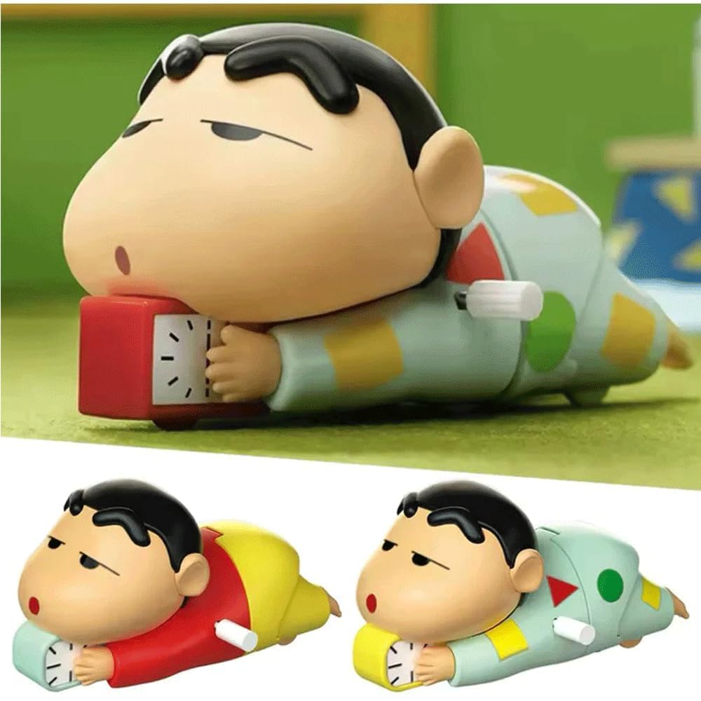 Shinzo: Key-Operated Crawling Shin-chan Toy with Wind-Up Moving Action for Toddlers, Kids & Collectors