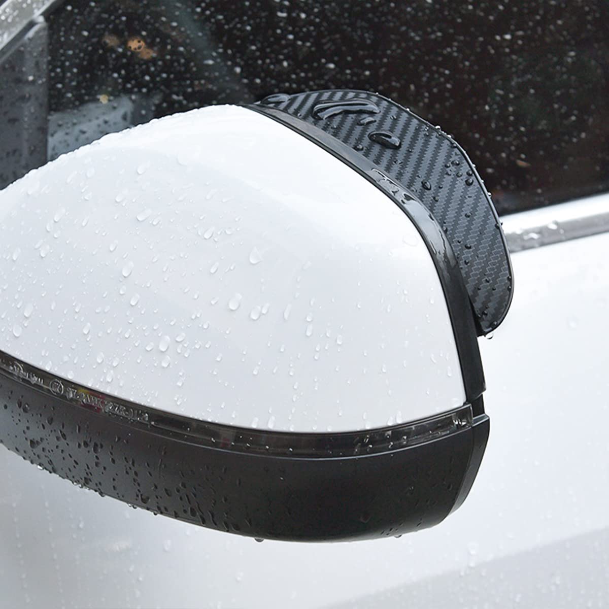 Shadow: Waterproof Car Side Mirror Rain Visor Guards for Better Driving Visibility, Universal Mirror Eyebrow Protectors for Cars & SUVs