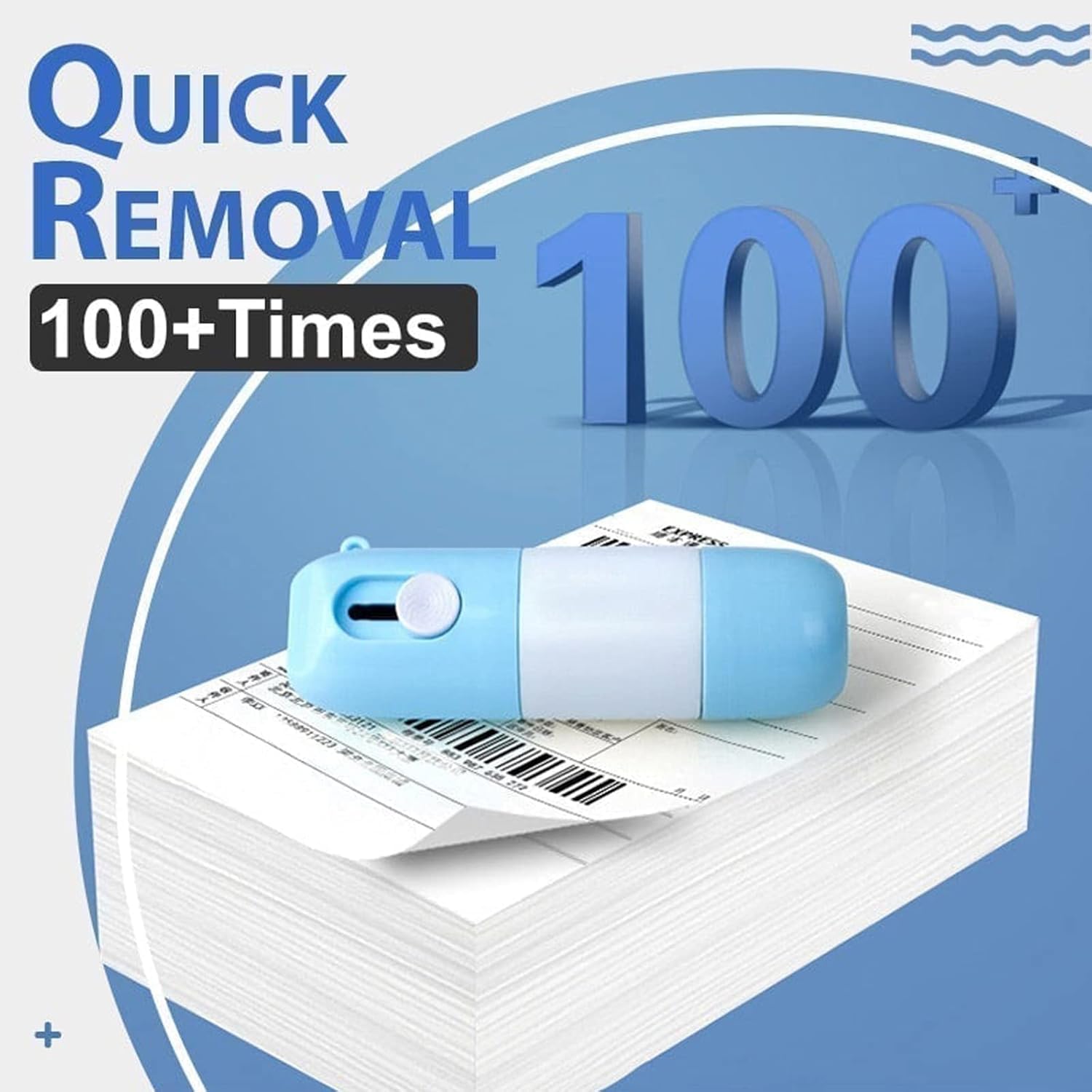 InkWipe: Thermal Paper Privacy Correction Fluid with Built-In Cutter – 2-in-1 Concealer for Package Labels, Receipts & Personal Info Protection