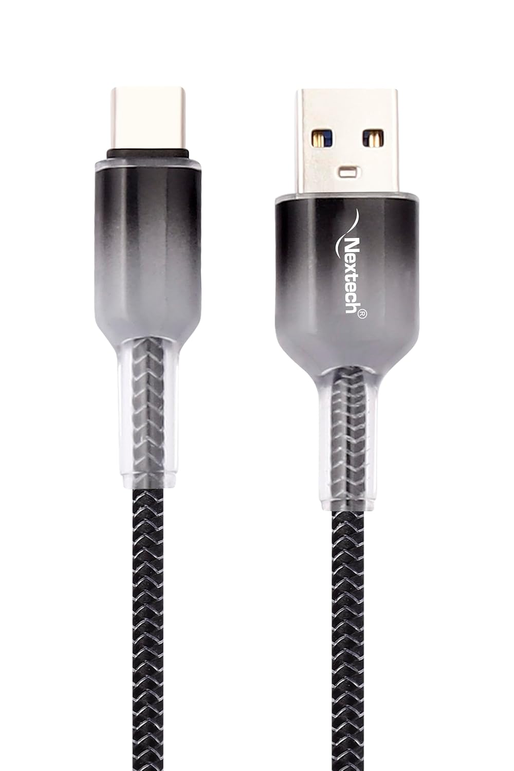 Nextech USB A to USB-C Braided 3Amp Fast Sync & Charge Cable for Smartphones, Tablets & other Type C devices (2.44 M)