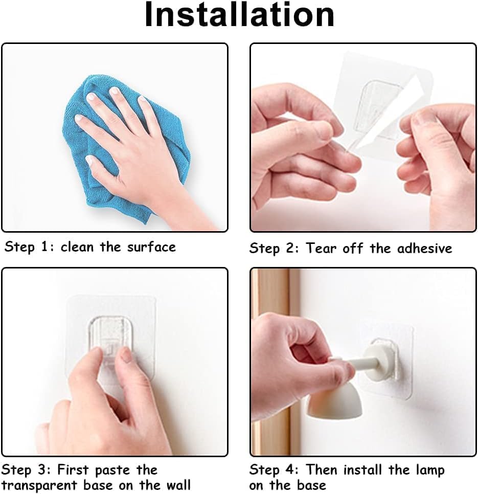 Lampu: Magnetic Magic Keychain Holder with Decorative Wall Lamp Shape, Wall Hook with strong Self-Adhesive, for Keys, Coats & Entryway Organization