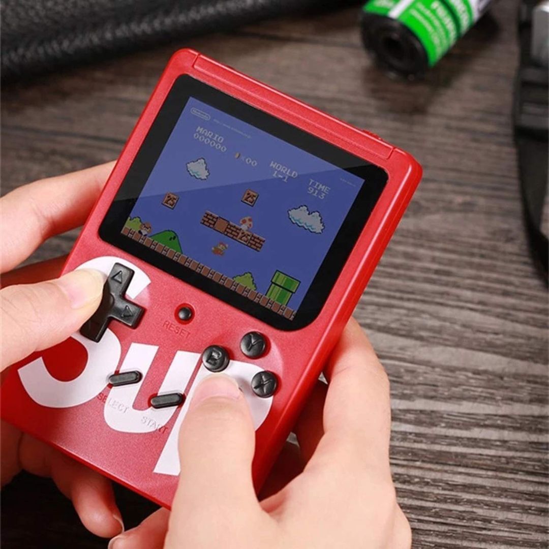 RetroGame: Handheld Gaming Console with 400 Classic Built-in Games, 3.0-Inch Screen & Rechargeable Battery