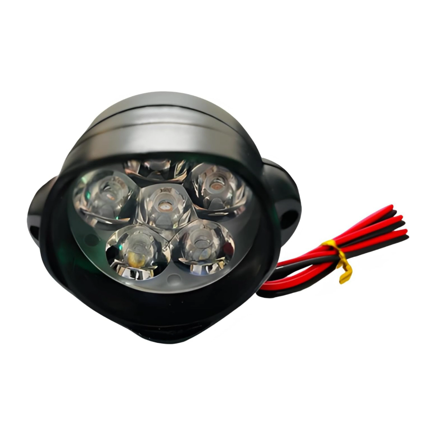 6 Led fog light white light/Spot Projector DRL Flood Light (pack of 2) Fog Lamp Motorbike LED (12 V, 12 W) (Universal For Bike, Pack of 2)