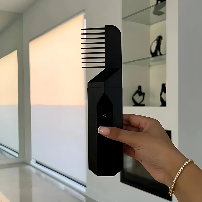 Divine: Rechargeable Bakhoor Natural Fragrance Comb & Electric Incense Diffuser for Hair, Aromatherapy, Meditation & Yoga