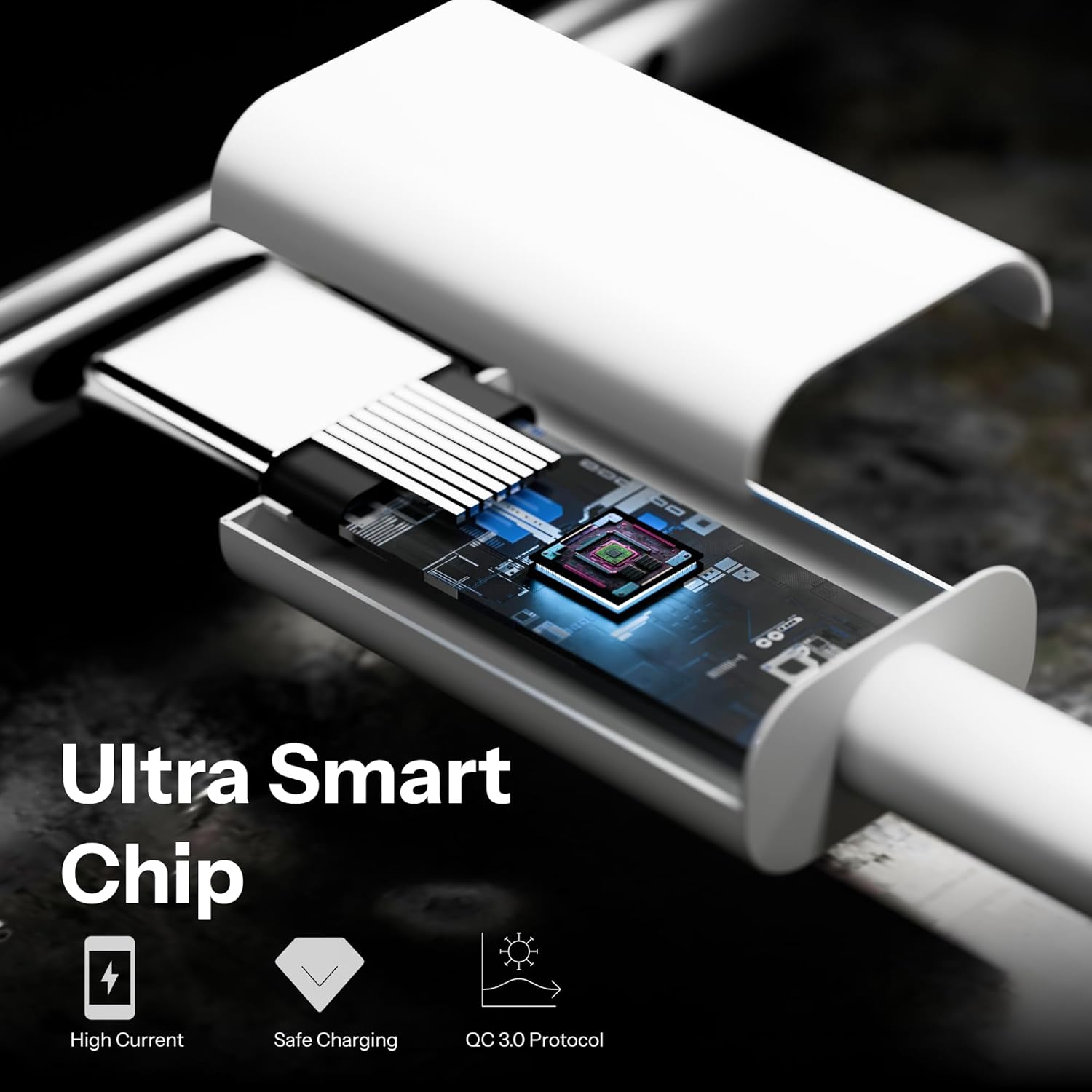 Nylo: USB-C to USB-C Fast Charging Data Cable, Nylon Braided Cable with PD Fast Charge, Data Sync for iPhone 16/16e/15 Series, MacBook & USB-C Devices