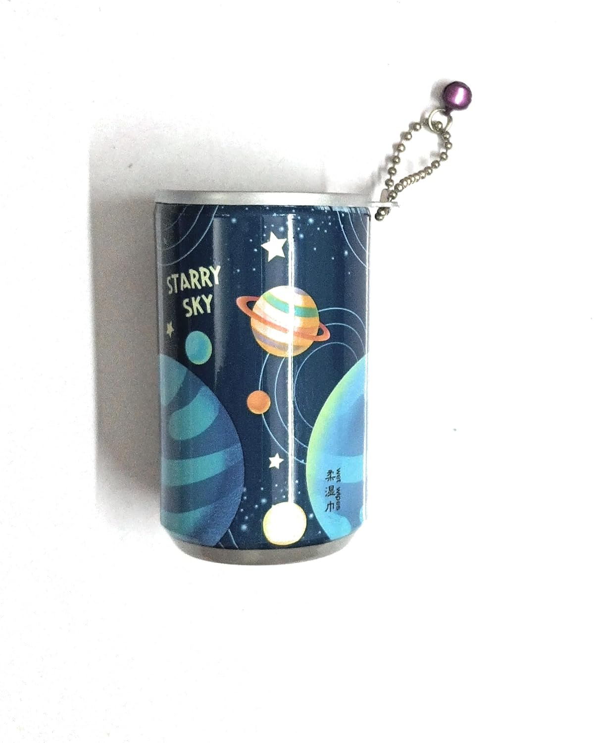 Woopy: Cute Themed Wet Wipes in a Can with Keychain – Portable & Refreshing (Set of 2, 30-Piece Each)