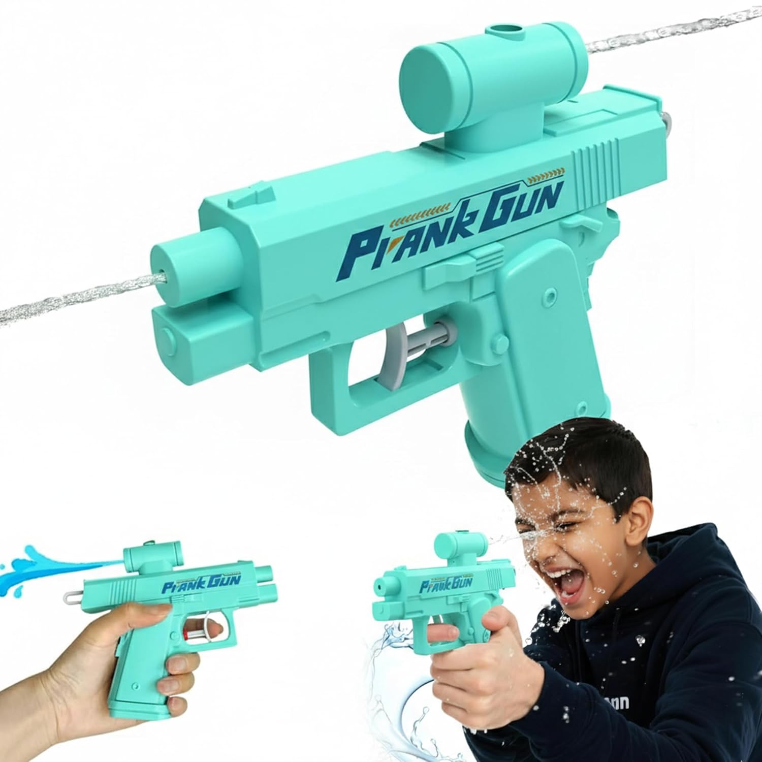 Splashy: Dual-Nozzle Water Blaster Toy for Outdoor Summer Fun, Double Spray Squirt Gun for Kids, Adults, Parties & Pranks