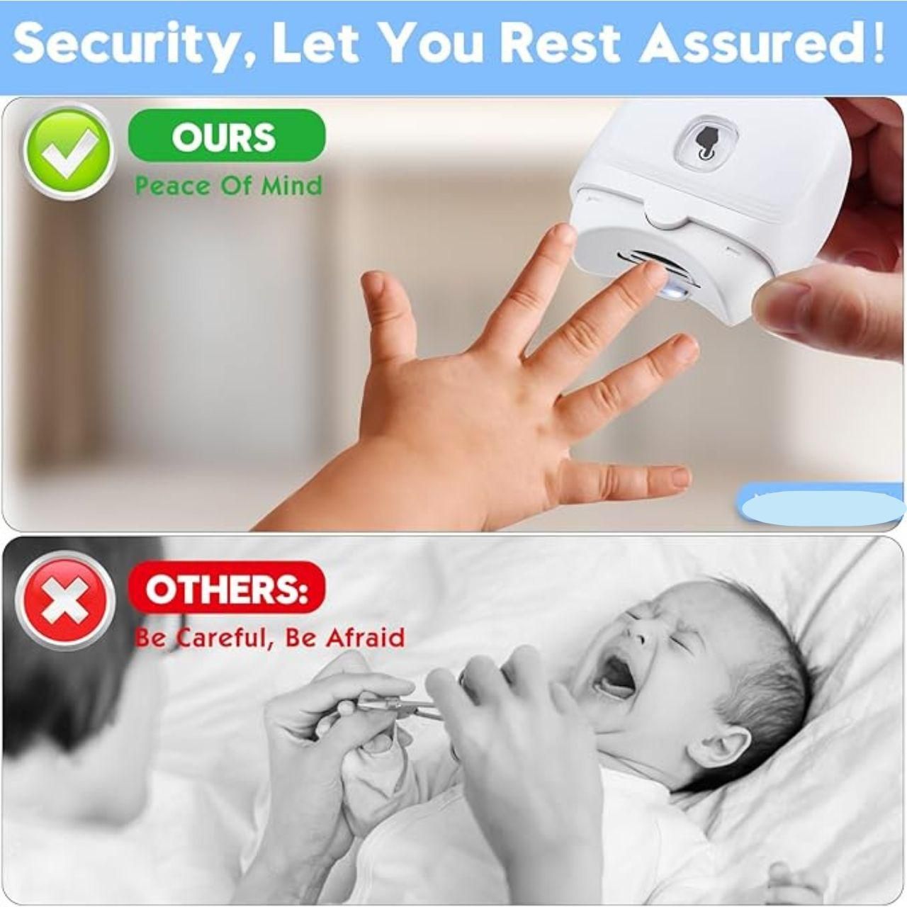 ClipEase: Rechargeable Electric Nail Clipper – Automatic & Cordless Nail Trimmer for Kids, Elderly & Easy Grooming