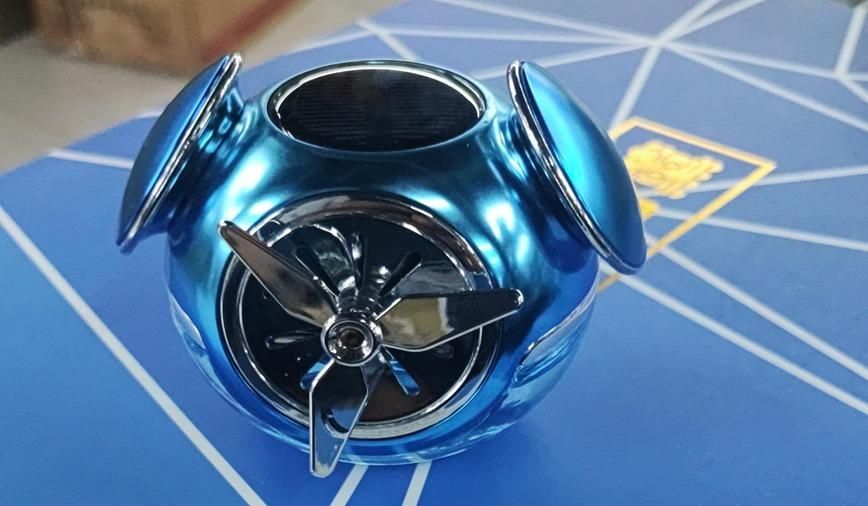 JetScent: Solar Powered Car Perfume with Rotating Fan