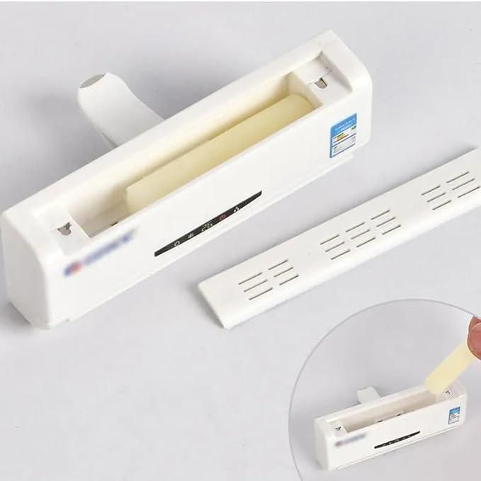 BreezeMini: Quirky Car Air Freshener 2-Unit Air Conditioner Design with Refillable Fragrance, Solar Power & Rotating Fan Car Decor