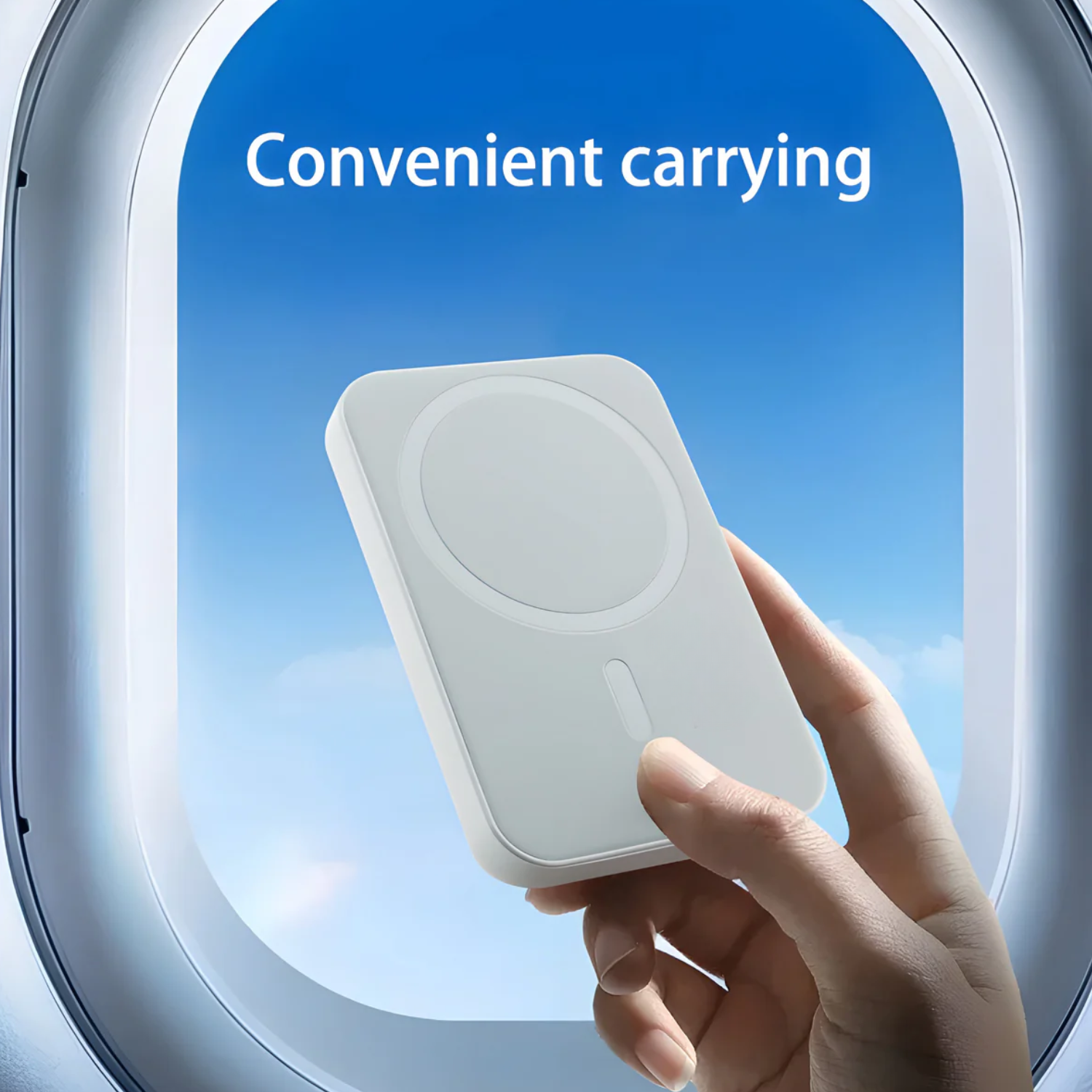 MagQ: 10000mAh MagSafe Wireless Power Bank with 15W Wireless Charging, Slim Magnetic Battery Pack for iPhone & Android