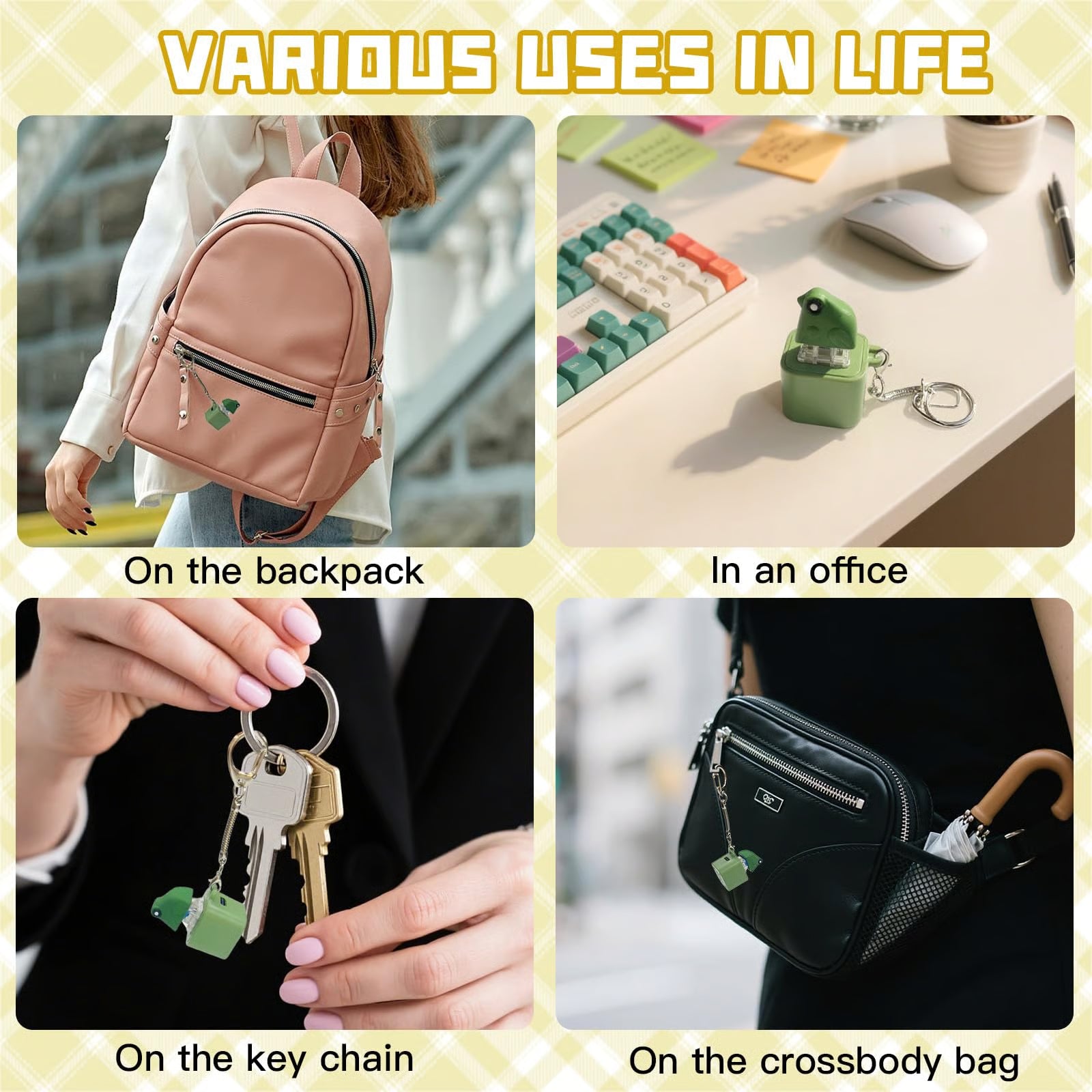Frobby: Cute Frog Sound & Light Keychain with Croaking Sound, LED Glow & Interactive Play for Bags, Backpacks, Keys & Fun Gifting