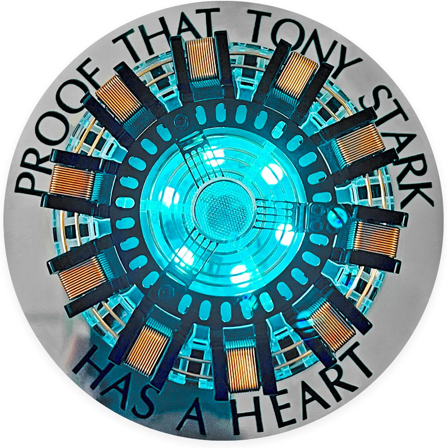 ArcNex: Levitating MK1 Arc Reactor Decor & Collectible & 360° Free Floating Display — 1:1 Collector Replica for Superhero Fans