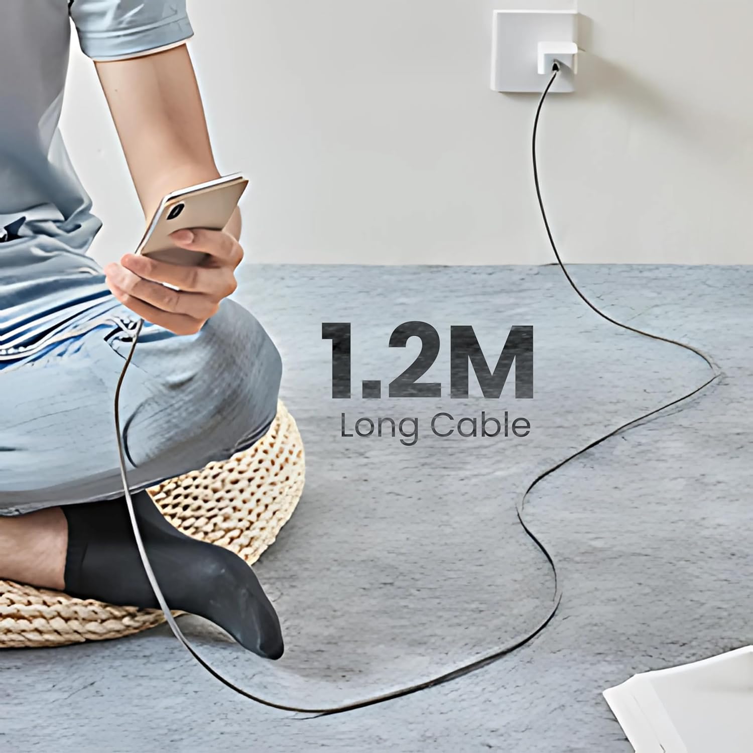 Nextech USB 3.0(M) to USB-C R/A (M) Braided Cable 1.5M (Space Grey)