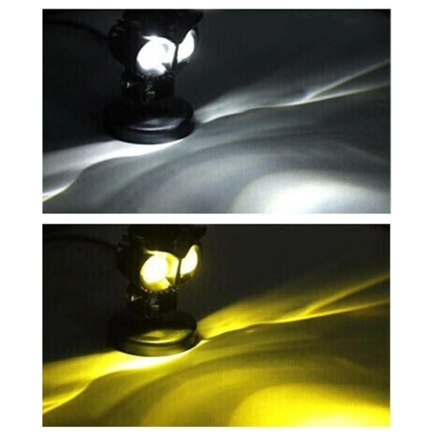 Owl Led Fog Light Projector Bar light with White/Yellow Led for Bikes Metal Body Fog Lamp Car, Motorbike LED (12 V, 35 W) (Star City Plus, Splendor Plus, Passion, Universal For Bike, Star City, Shine, Pack of 1)