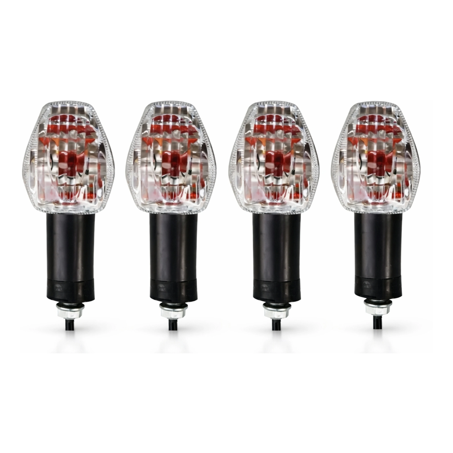 Side, Rear, Front Halogen Indicator Light for Hero HF Deluxe, Glamour (Orange)