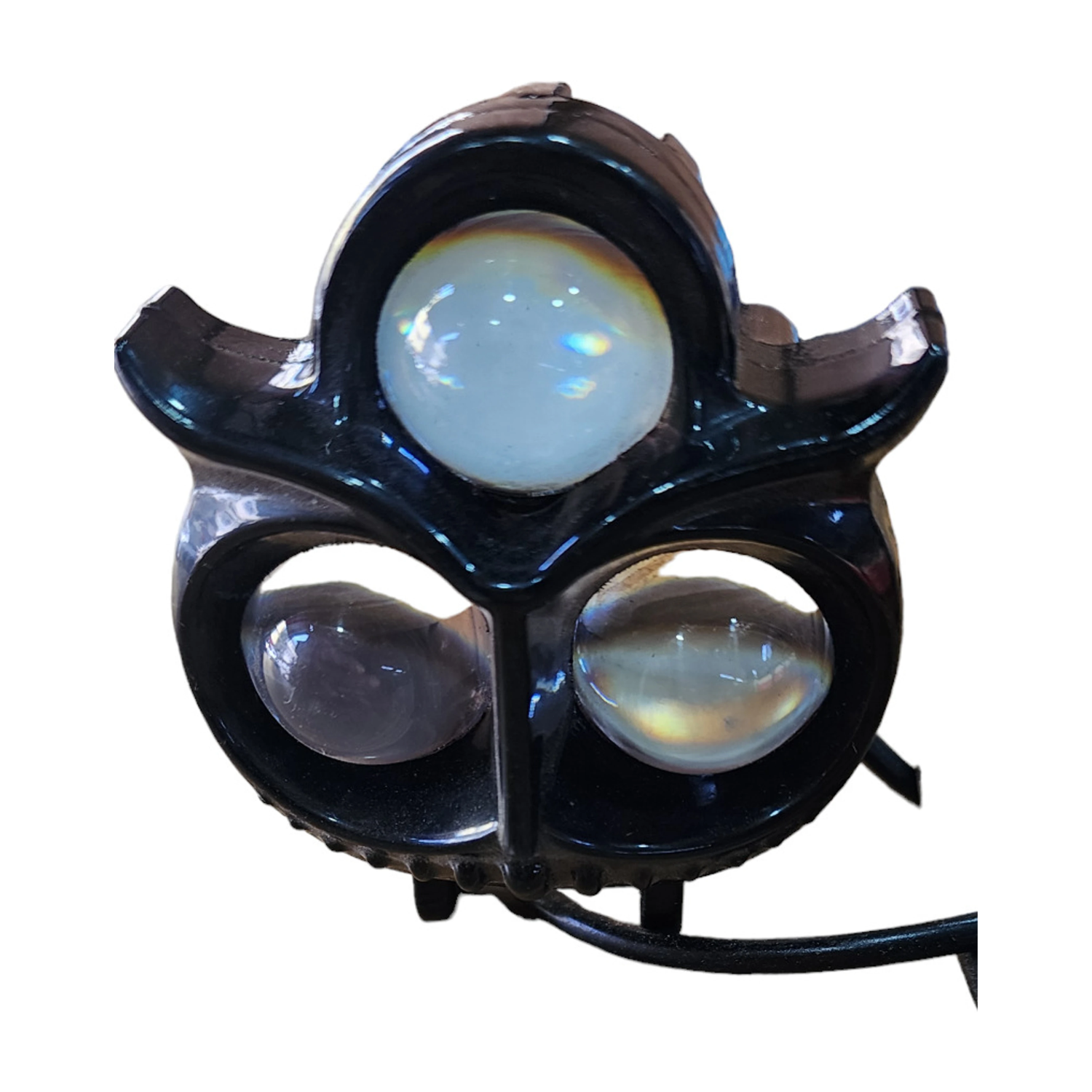 3 led owl shape latest led fog light (dual colour white-yellow) pack of 1 Fog Lamp Car, Motorbike LED (12 V, 40 W) (Splendor Plus, Pulsar 160 NS DTS-i, Universal For Bike, Universal For Car, Pack of 1)