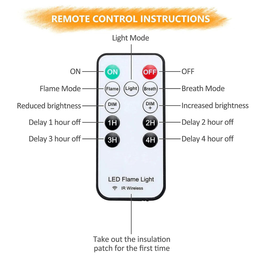 Flara: Realistic LED Candle Ambient Lamp, USB Rechargeable Lantern with 4 Modes & Rotatable Orientation, Flameless Candle Light for Home, Garden, Party & Festive Décor