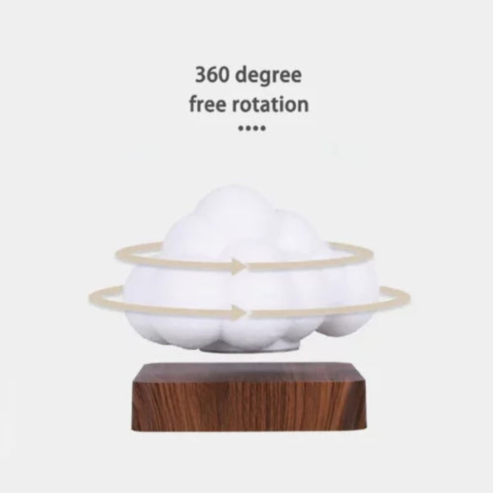 CloudLite: Floating LED Cloud Lamp – Magnetic Levitating Light with 360° Rotation & 3 Lighting Modes for Home & Office Décor