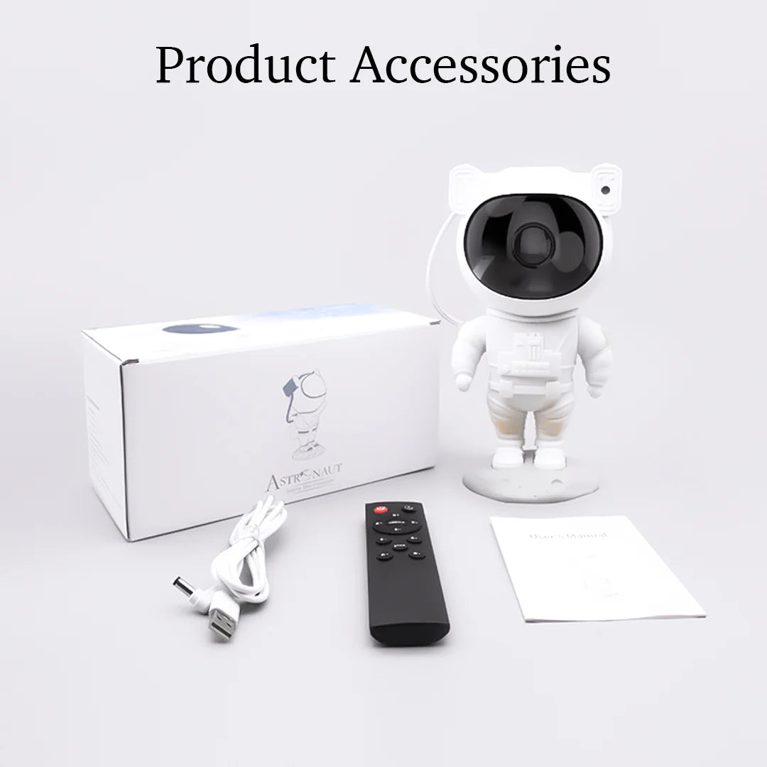 AstroBoy: Galaxy Aura Laser Stars Cosmos Projector USB Powered with Timer & Remote Ambient Night Light & Lamp