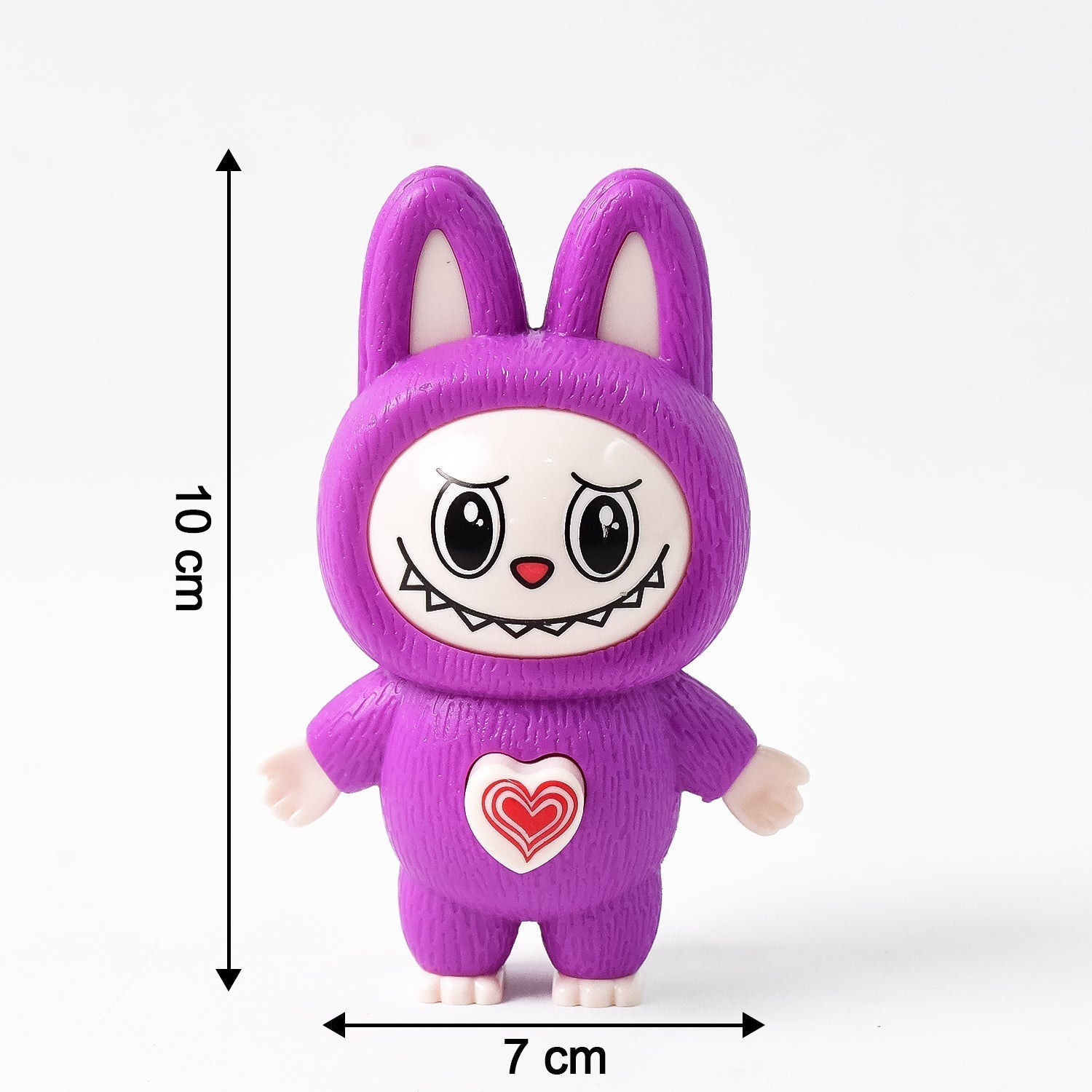 KeyBuu: Face-Changing Labubu Keychain Toy with Built-in Key Holder, Flip Expression Keychain & Gift for Kids & Collectors