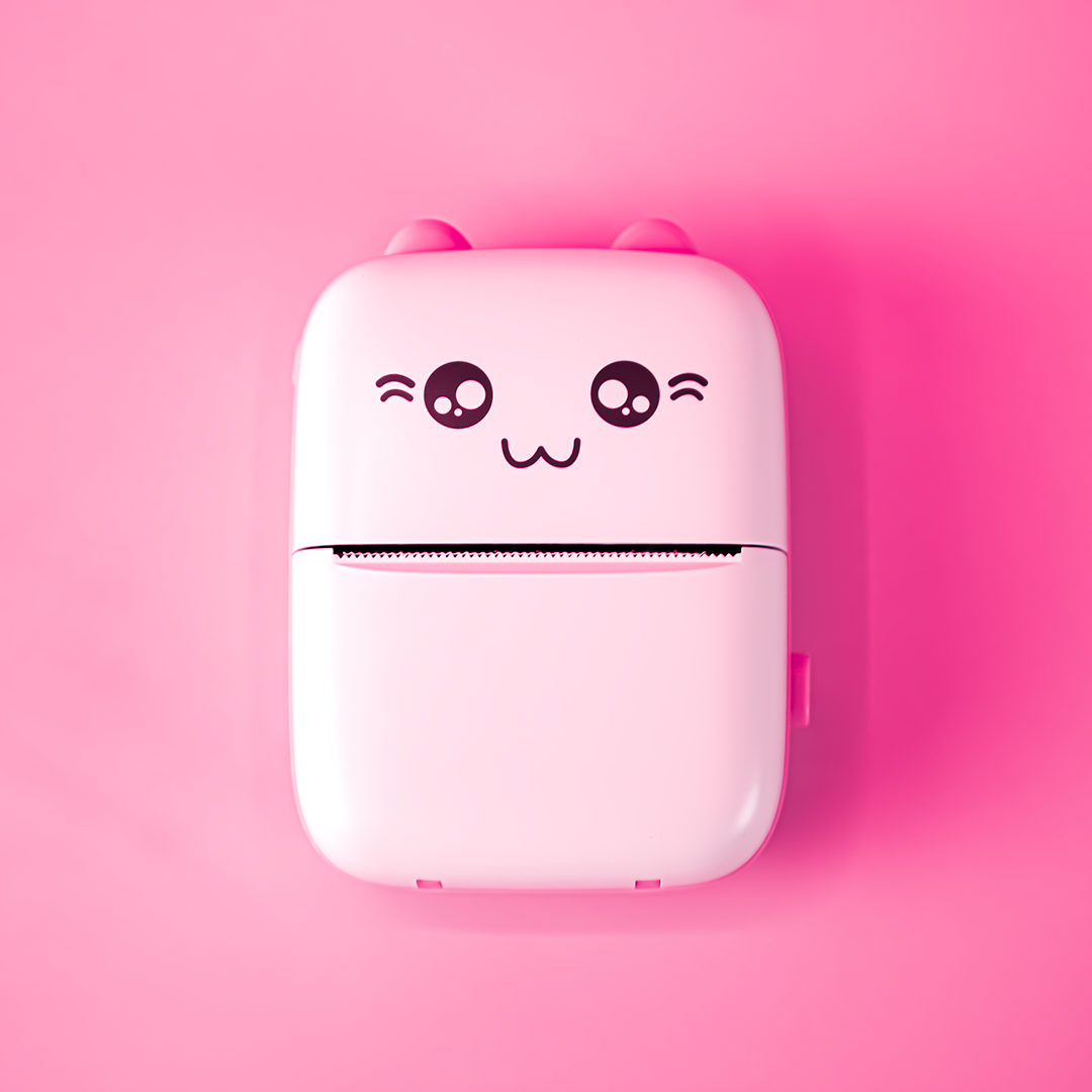 MiniPrint: Portable Bluetooth Thermal Printer with Ink-Free Printing for Labels, Photos & Notes (Android & iOS Compatible)