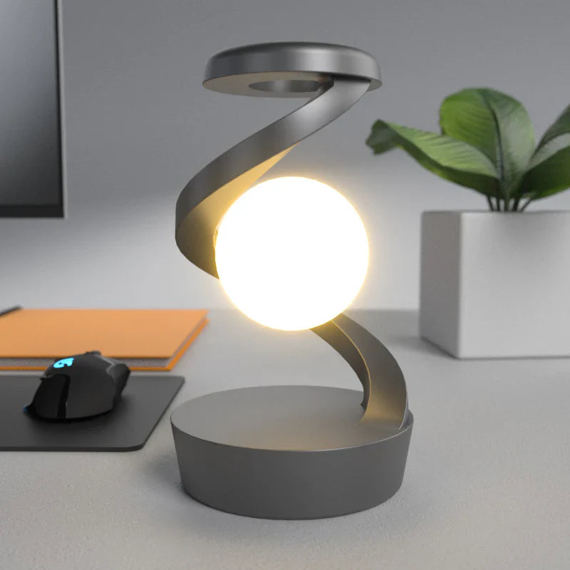 Beyond: Rotating Suspension RGB LED Lamp with Wireless Charger & Gesture Control, Modern & Futuristic Design