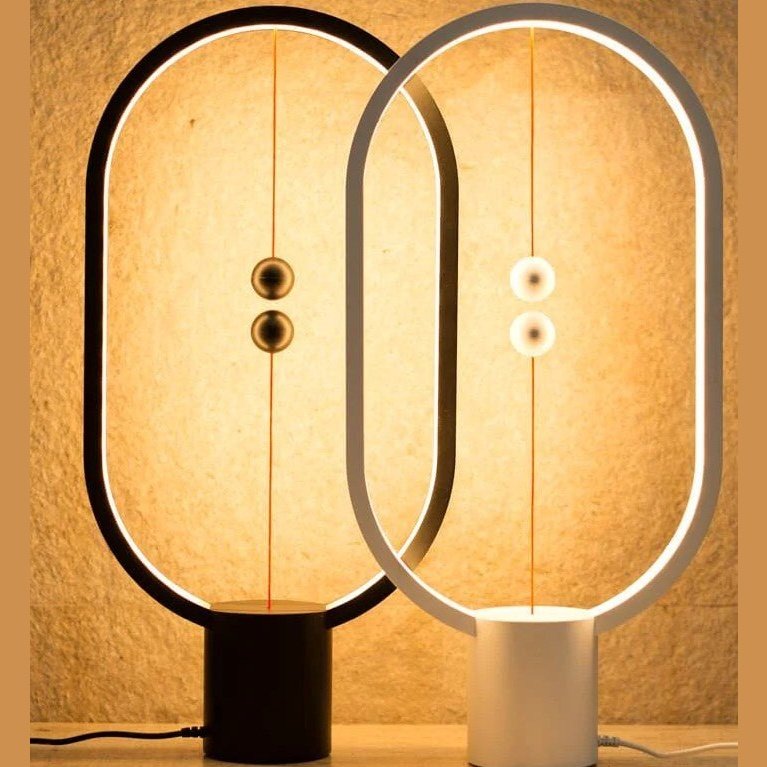 Levilight: Hovering Halo Lamp with Magnetic Mid-Air Switch, Touch Control & Warm LED Glow for Home, Office & Bedside Décor