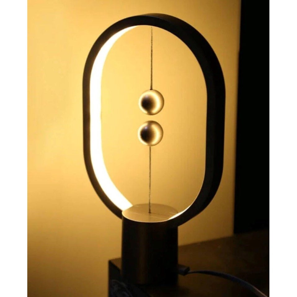 Levilight: Hovering Halo Lamp with Magnetic Mid-Air Switch, Touch Control & Warm LED Glow for Home, Office & Bedside Décor