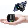 Mivo: Mini Magnetic Bluetooth Speaker with Built-In Phone Stand, TWS Stereo Pairing & Strong Magnetic Mount for Smartphones, Refrigerators & Metal Surfaces