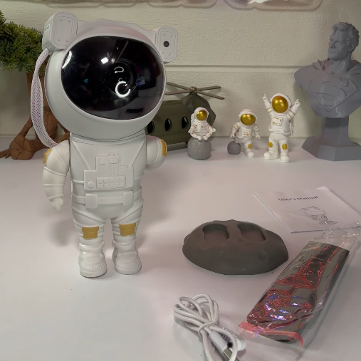 AstroBoy: Galaxy Aura Laser Stars Cosmos Projector USB Powered with Timer & Remote Ambient Night Light & Lamp