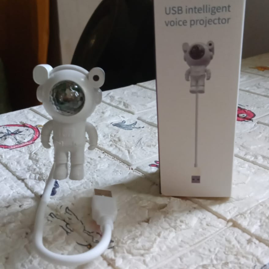 AstroMini: Sound-Reactive Galaxy Light with Music Sync, USB Plug & Play with Adjustable Modes