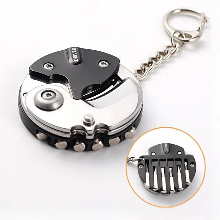 Edge: Coin Box Cutter & Multi-Tool Keychain with Portable Knife & Screwdriver Set for Everyday Carry & Camping