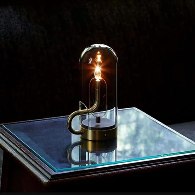 MagGlow: Rechargeable Magnetic Swing Atmosphere Lamp with USB Charging for Bedroom, Bedside & Home Décor