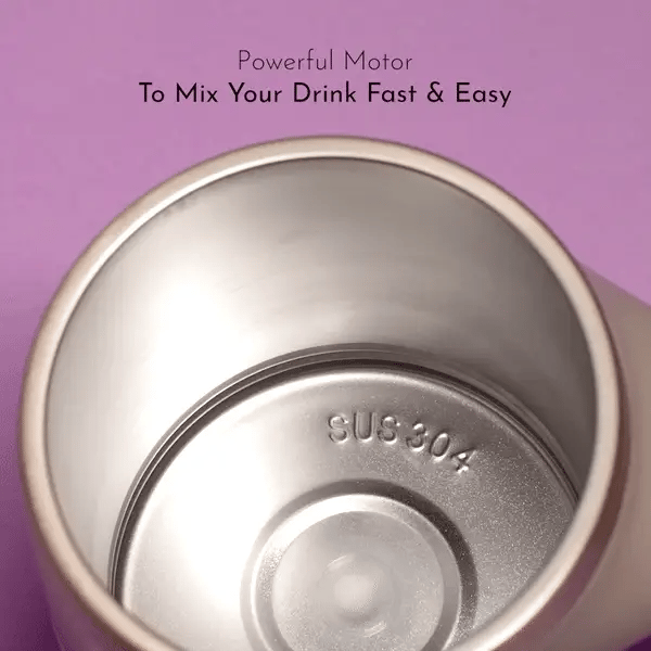 MagStir: Self-Stirring Magnetic Coffee Mug with Lid for Coffee, Milk, Protein Shakes & Hot/Cold Beverages