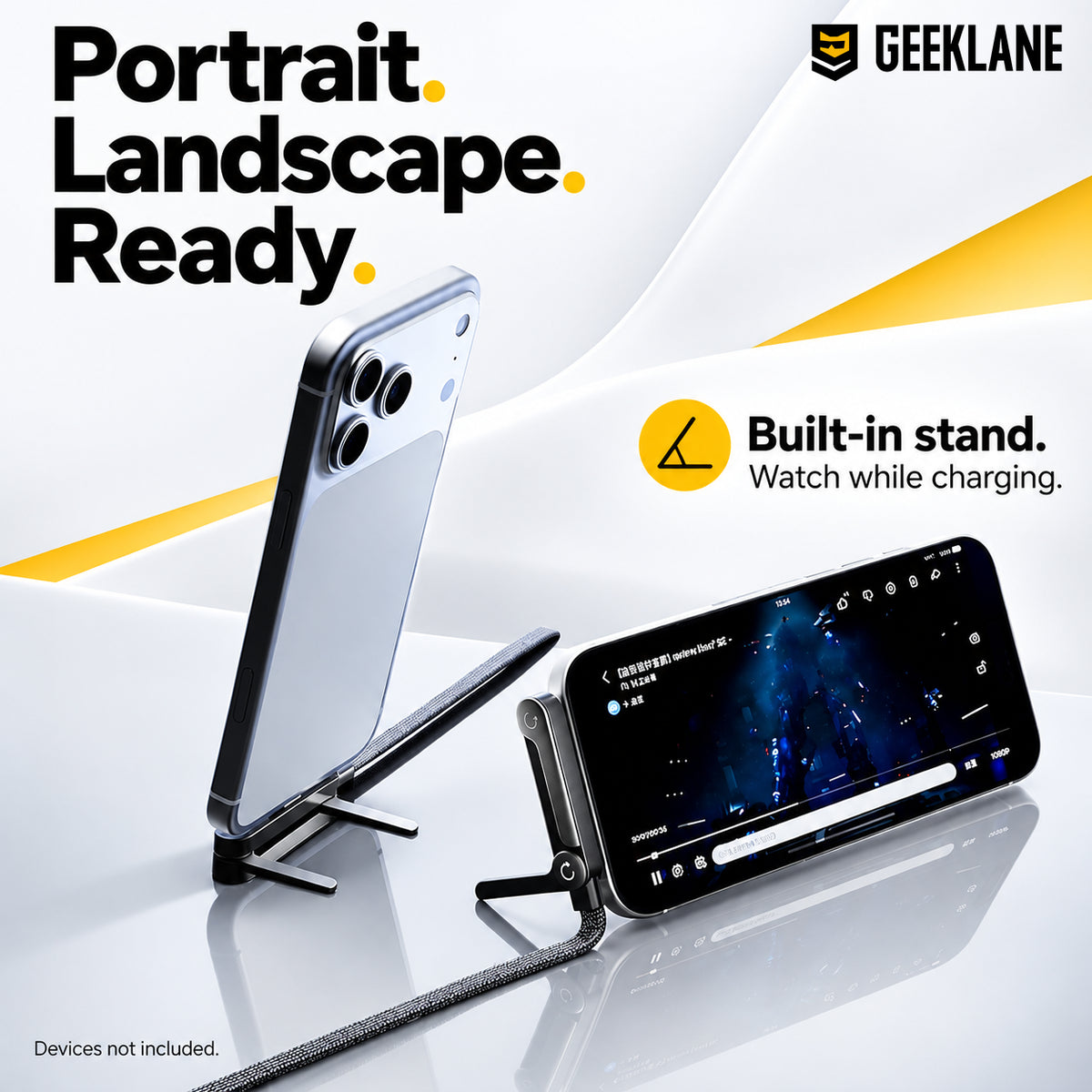 Docky — portrait and landscape viewing.