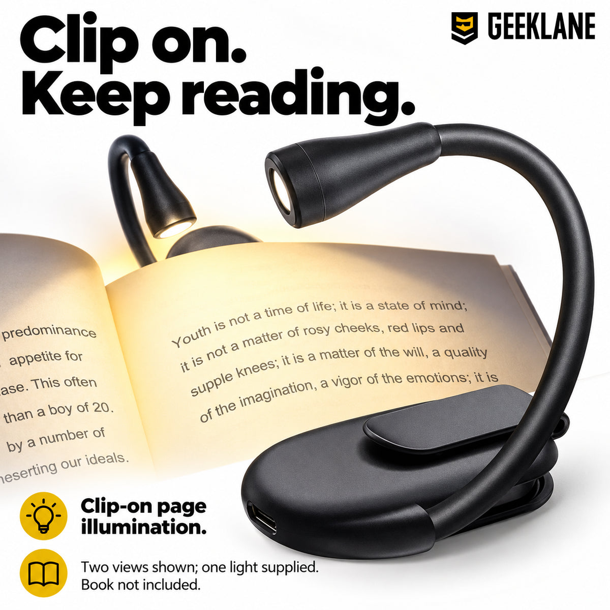 Immerse — clip light on pages.