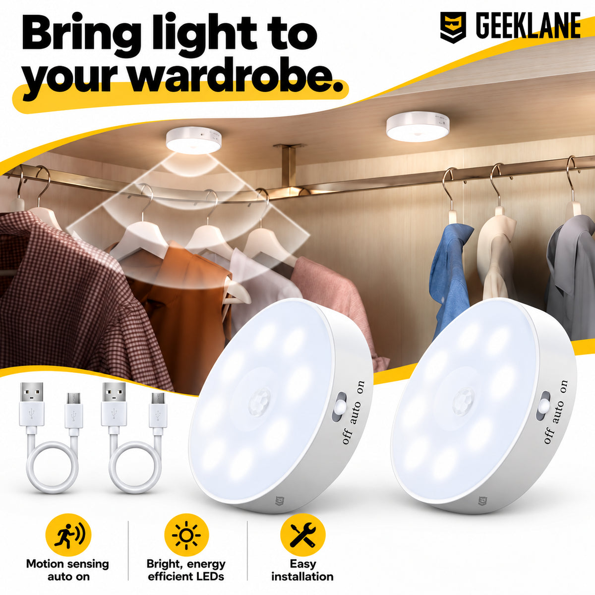 Lumiq — wardrobe lighting.