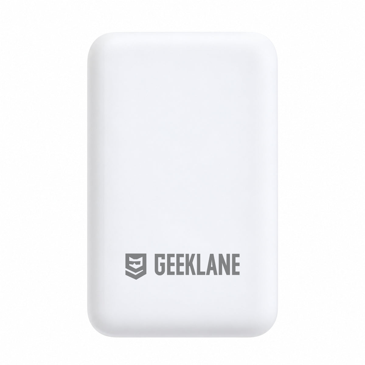 MagPod — white background magnetic power bank.