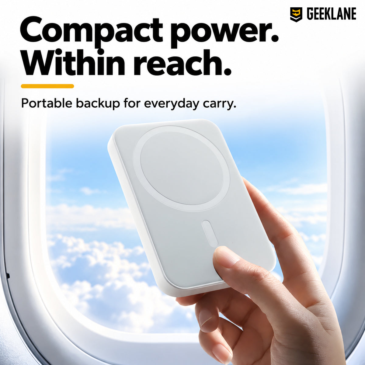 Magq — portable charging by window.