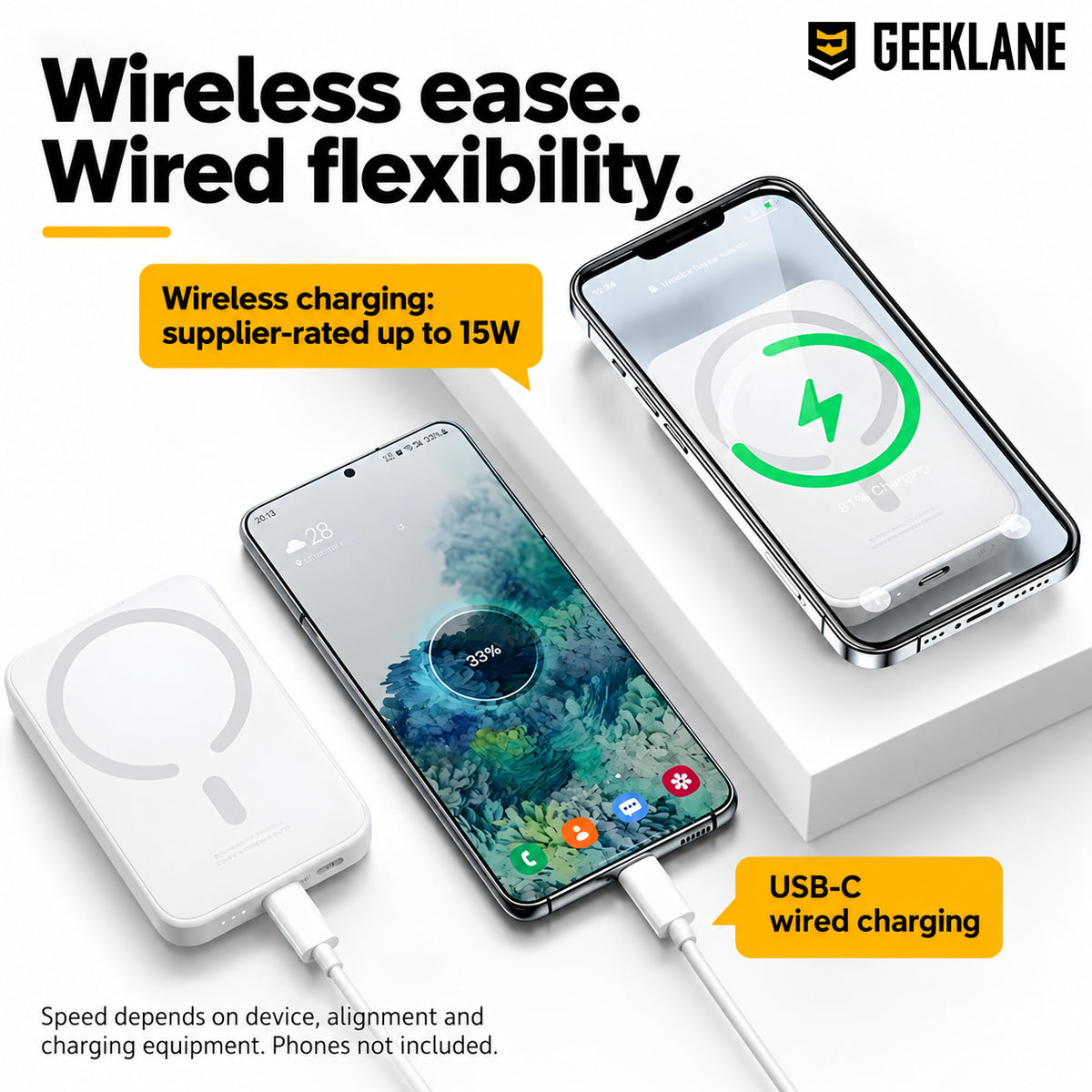 Magq — wireless phone charging.