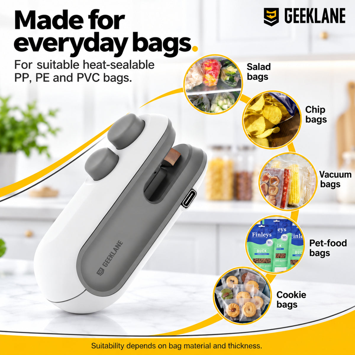 Sealy — compatible bag examples.