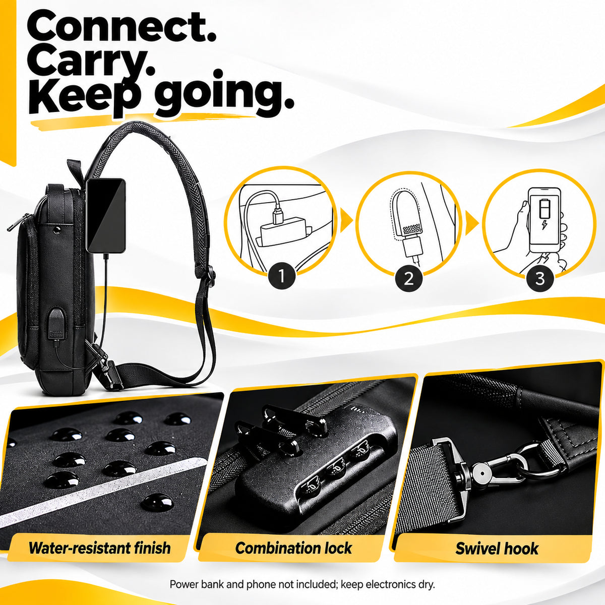 Shield — USB connection and hardware.