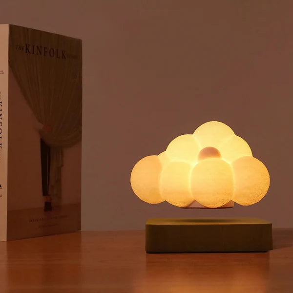 CloudLite: Floating LED Cloud Lamp – Magnetic Levitating Light with 360° Rotation & 3 Lighting Modes for Home & Office Décor