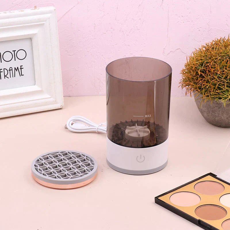 Sonic: Automatic Electric Makeup Brush Cleaner & Spinner for Quick & Deep Cleaning of All Brush Sizes