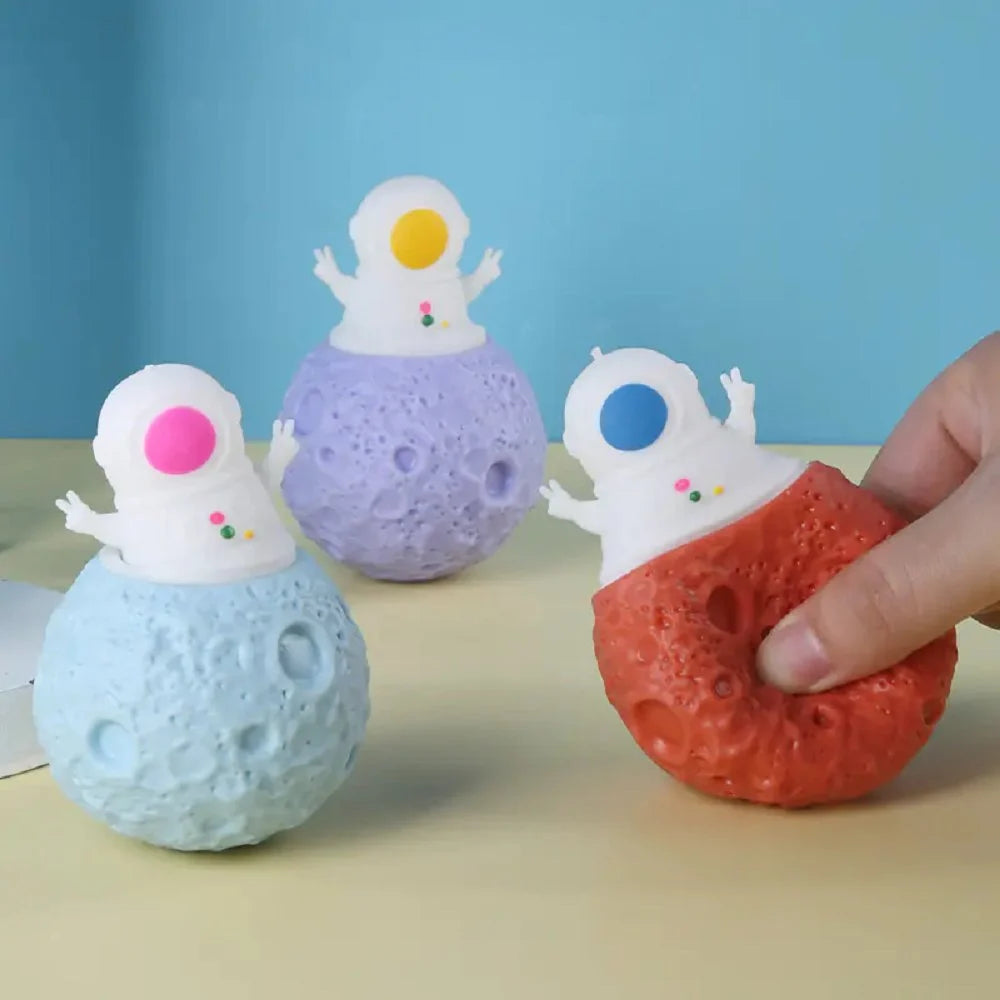 Yeet: Space Explorer Pop-Up Squeeze Fidget Toy for Stress Relief & Fun (Pack of 2)