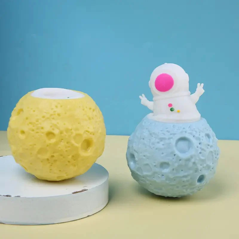 Yeet: Space Explorer Pop-Up Squeeze Fidget Toy for Stress Relief & Fun (Pack of 2)