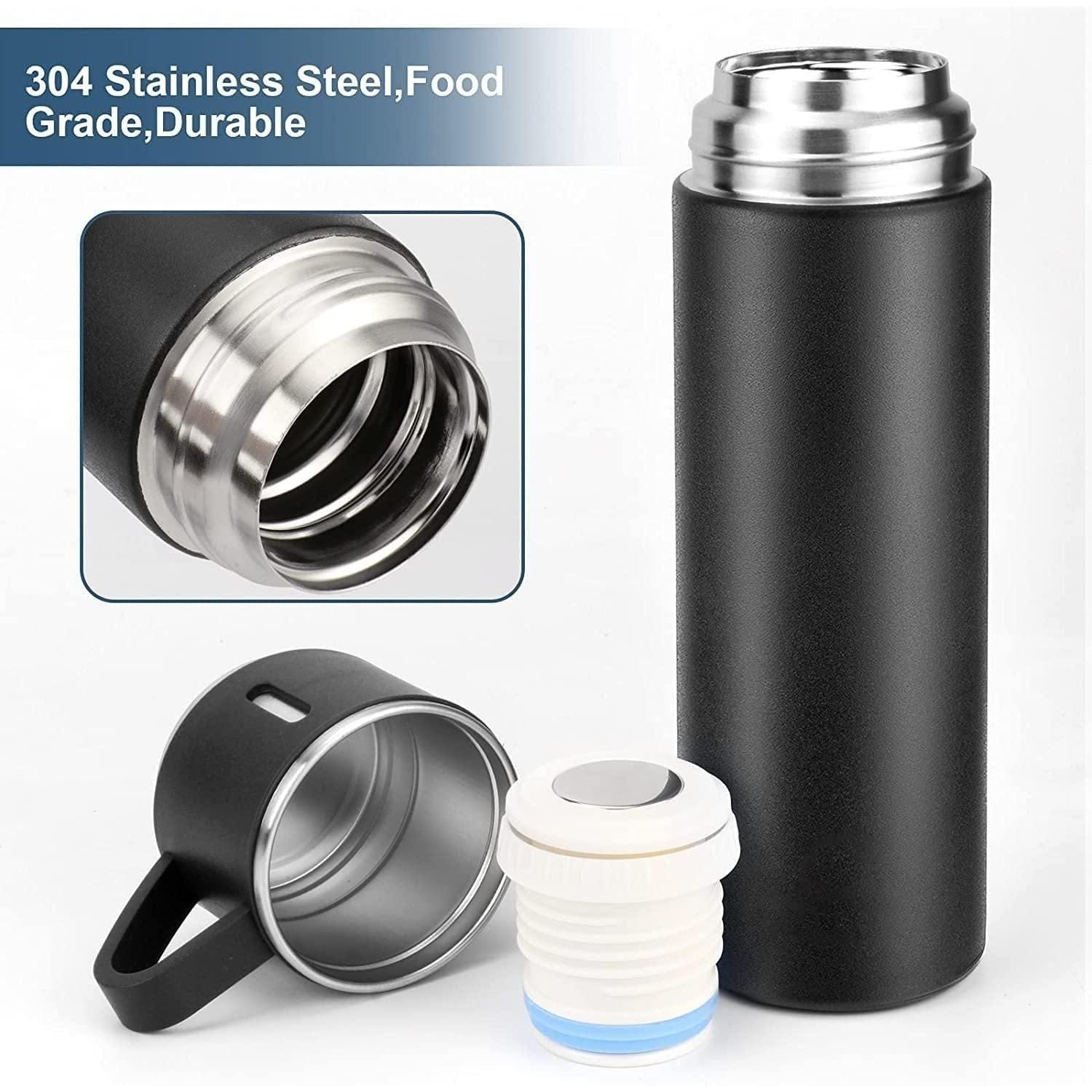 ThermoGift: 500ml Stainless Steel Vacuum Flask Gift Set with Insulated Cup – Perfect for Corporate & Festive Gifting